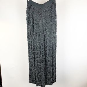 Emanuel Ungaro Size 42 8  Gray Pants Beaded Sequin